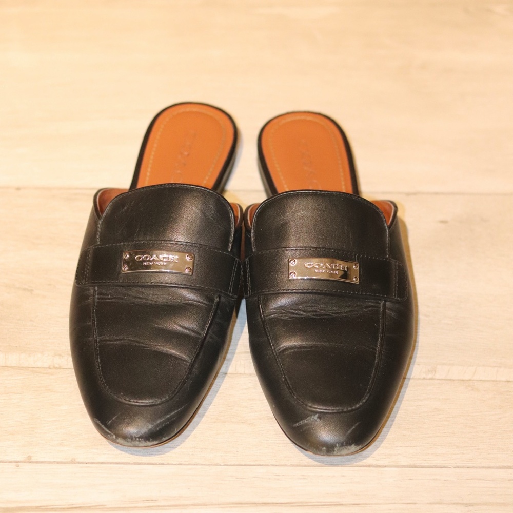 Coach Mule, Size 7.5